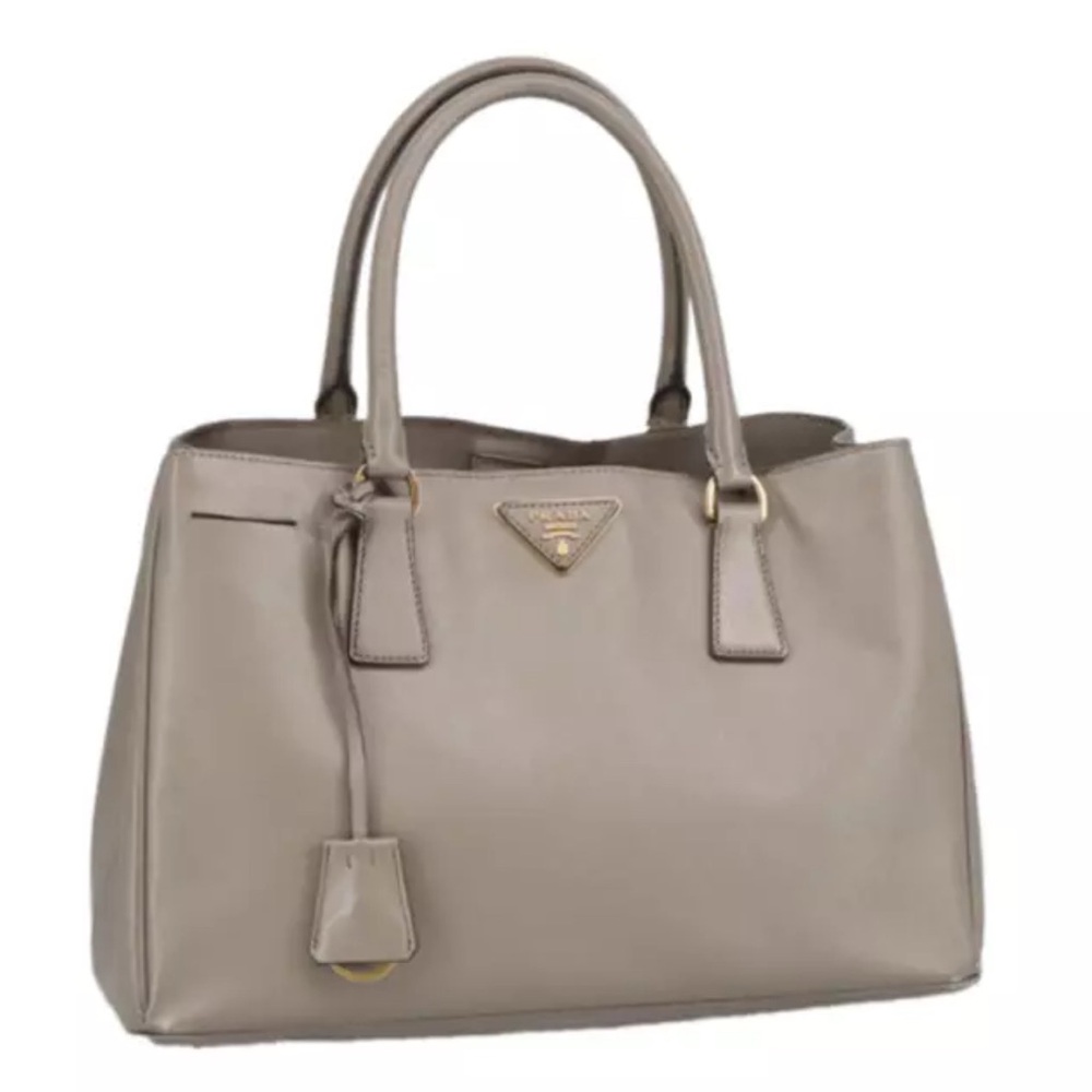 Prada Taupe Galleria Tote Bag *preloved